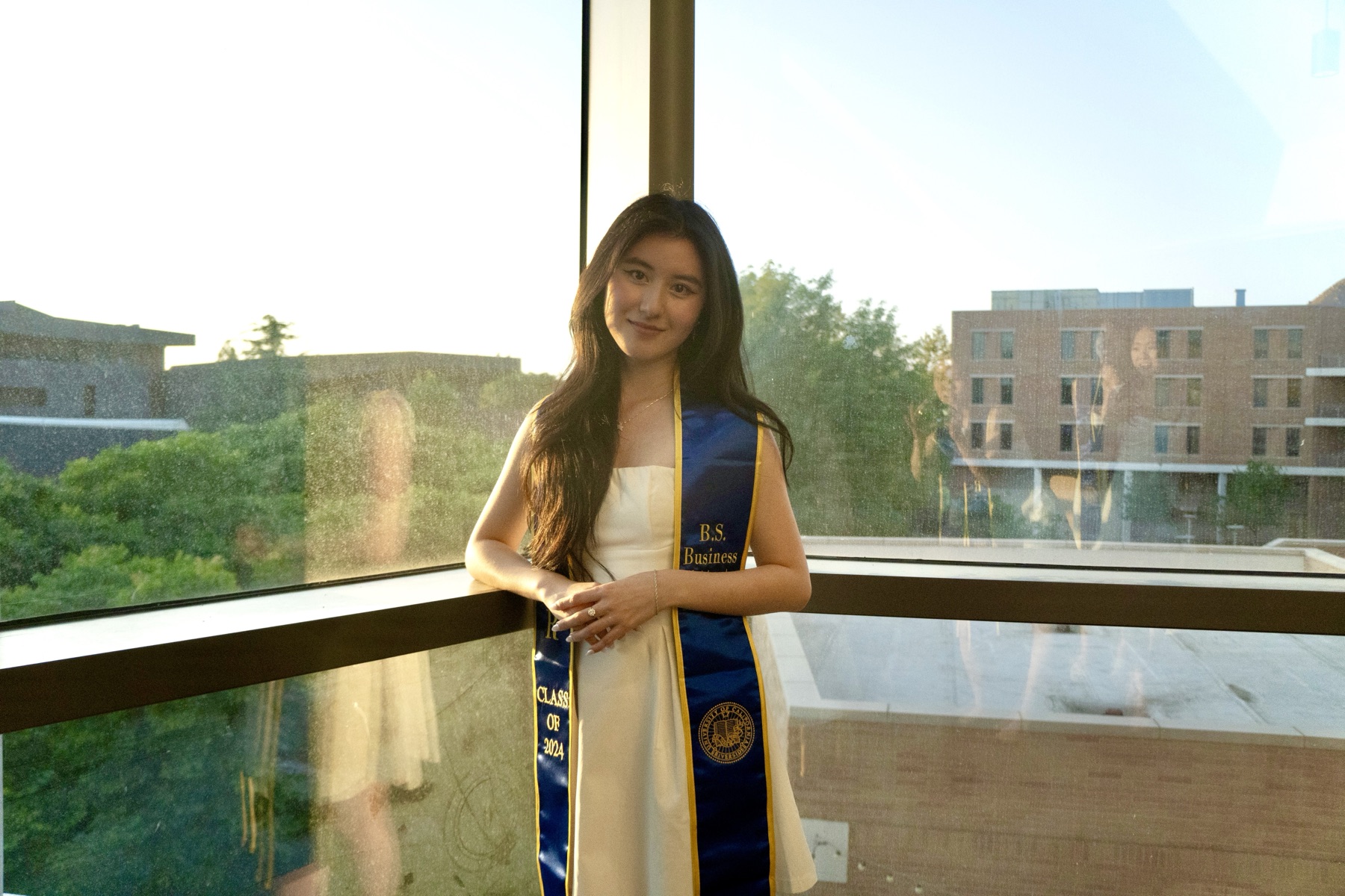 Quynh Tran at her UC Riverside graduation